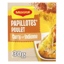 MAGGI Papillotes Poulet Curry à l'indienne 30g