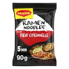 MAGGI Ramen Saveur Bœuf Citronnelle - Sachet de 90g