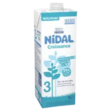 NESTLE NIDAL lait de croissance liquide Brique 1L