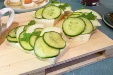 Concombre toast