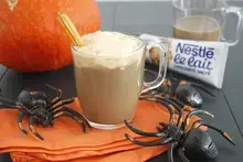 Cappuccino de butternut au lait concentré sucré