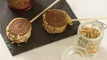 Crêpes sucettes au chocolat caramel beurre salé