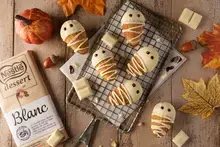 Madeleines momies chocolat blanc