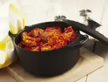 Sauté de veau à l'orange en cocotte