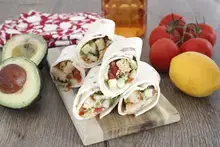 Wrap vegan avocat, tomate, la Panée