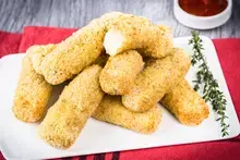 Finger de mozzarella croustillants à l'Actifry