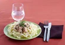 Tagliatelles au saumon