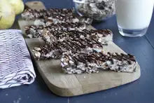 Barres de céréales maison aux pépites de chocolat