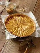 Tarte aux pommes sans lactose