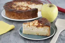 Gâteau fondant aux pommes