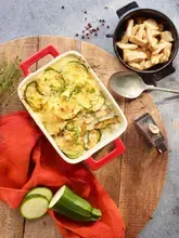 Gratin de courgettes aux émincés