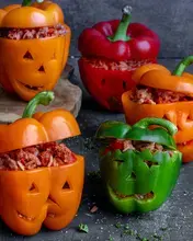 Famille de poivrons effrayants - Spécial Halloween