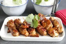 Brochettes de poulet façon yakitori