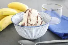 Glace banane chocolat au Lait Concentré Companion