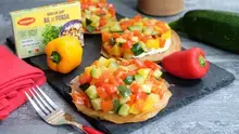 Tartelettes fines aux légumes du soleil