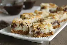 Bouchées gourmandes au chocolat et fruits secs