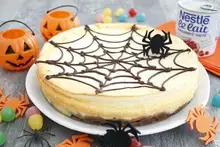 Cheesecake d'halloween au lait concentré