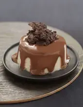 Mousseux de poires et croustillants au chocolat
