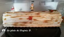 Bûche glacée aux marrons et chocolat
