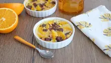 Gratinées à l'orange et aux éclats de chocolat