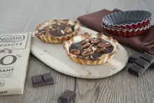Tarte chocolat 80% et noix de pecan