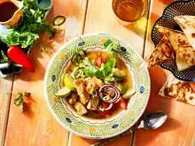 Soupe mexicaine au citron vert