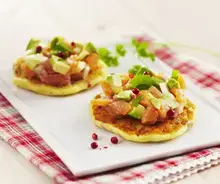 Blini saumon avocat