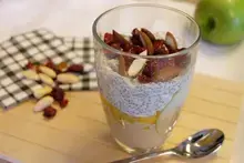 Verrine P'tit dèj aux graines de chia