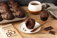 Muffin tout chocolat 80%