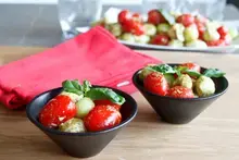 Salade tomates mozzarella