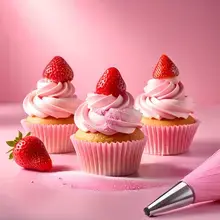 Mini cupcakes Nesquik® saveur fraise