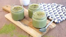 Crèmes au thé matcha