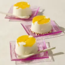 Bavarois orange chocolat blanc