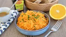 Salade de carottes à la vinaigrette d'orange