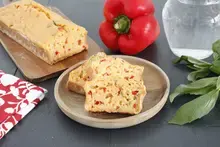 Cake anti-gaspi soupe de poisson poivron
