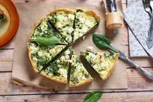 Quiche aux épinards et feta