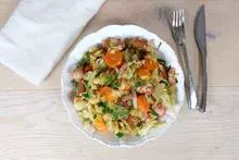 Potée au chou, saucisses et lardons au Cookeo