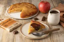 Tarte tatin chocolat caramel