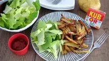 Frites au Kub or à l'air fryer