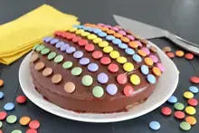 Gâteau yaourt au chocolat et SMARTIES