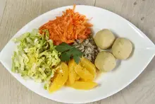 Buddah bowl lentilles pois chiches aux épices