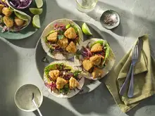 Tortillas aux nuggets fromage