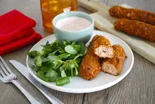 Nuggets tomate mozzarella croustillant au air fryer