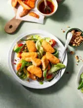 Salade de patates douces aux Nuggets de Soja