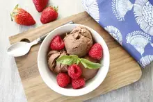 Glace crémeuse au NESQUIK