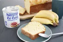Banana cake au lait concentré sucré