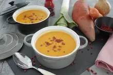 Velouté de patate douce coco