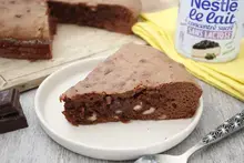 Moelleux au chocolat et noix sans lactose