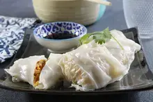 Ravioli de porc et légumes
