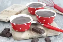 Crème au chocolat et lait de soja